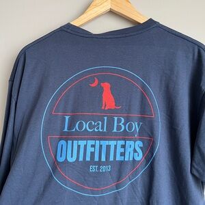 NWT Local Boy Outfitters Navy Blue Graphic Tee